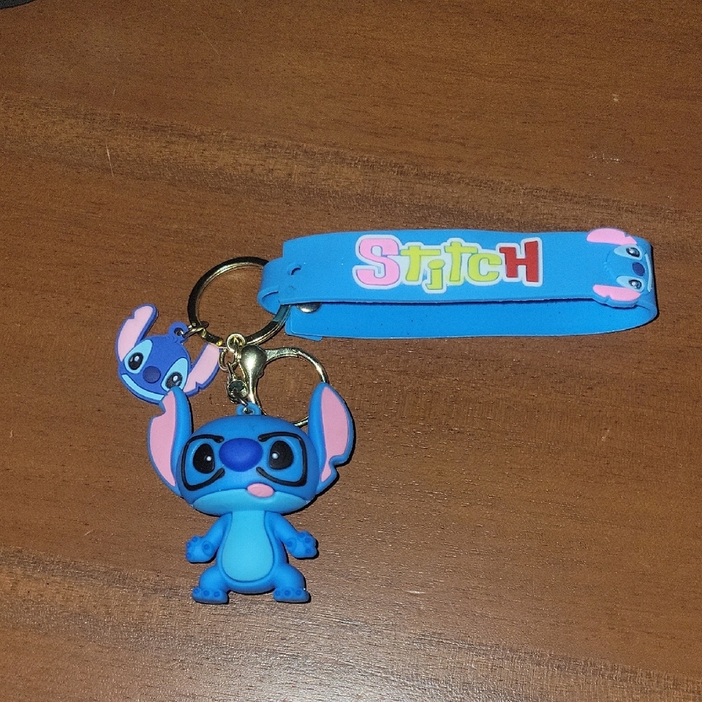 Stitch Keychain with Wrist Strap